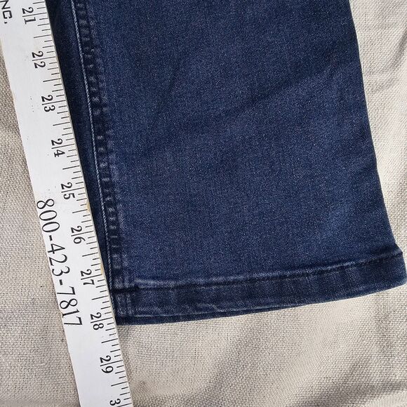 Jones New York Signature Women’s SZ 4 Lexington Straight Jeans Stretch Med Wash - Picture 10 of 16